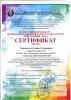 Сертификат Терещенко Галине Степановне о предоставления опыта работы